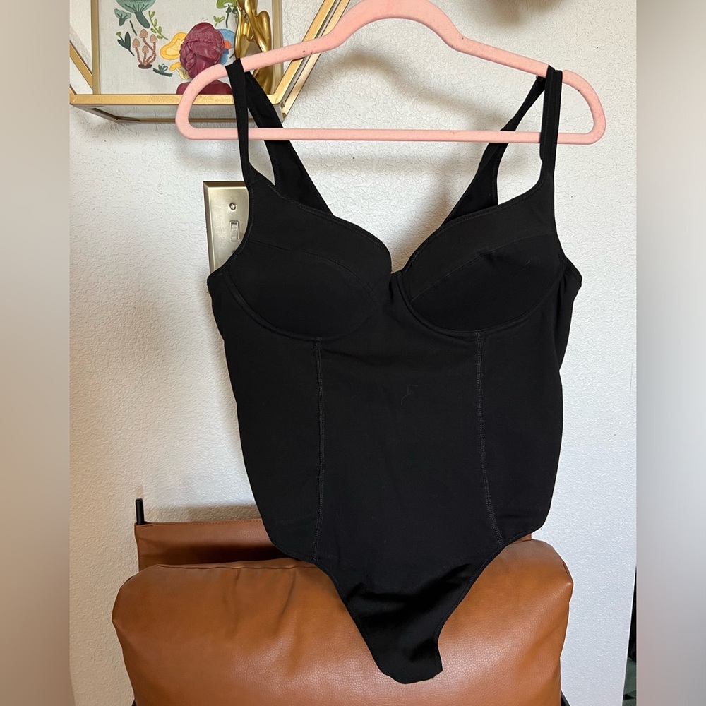 House of CB Black Imani Jersey L+ Bodysuit